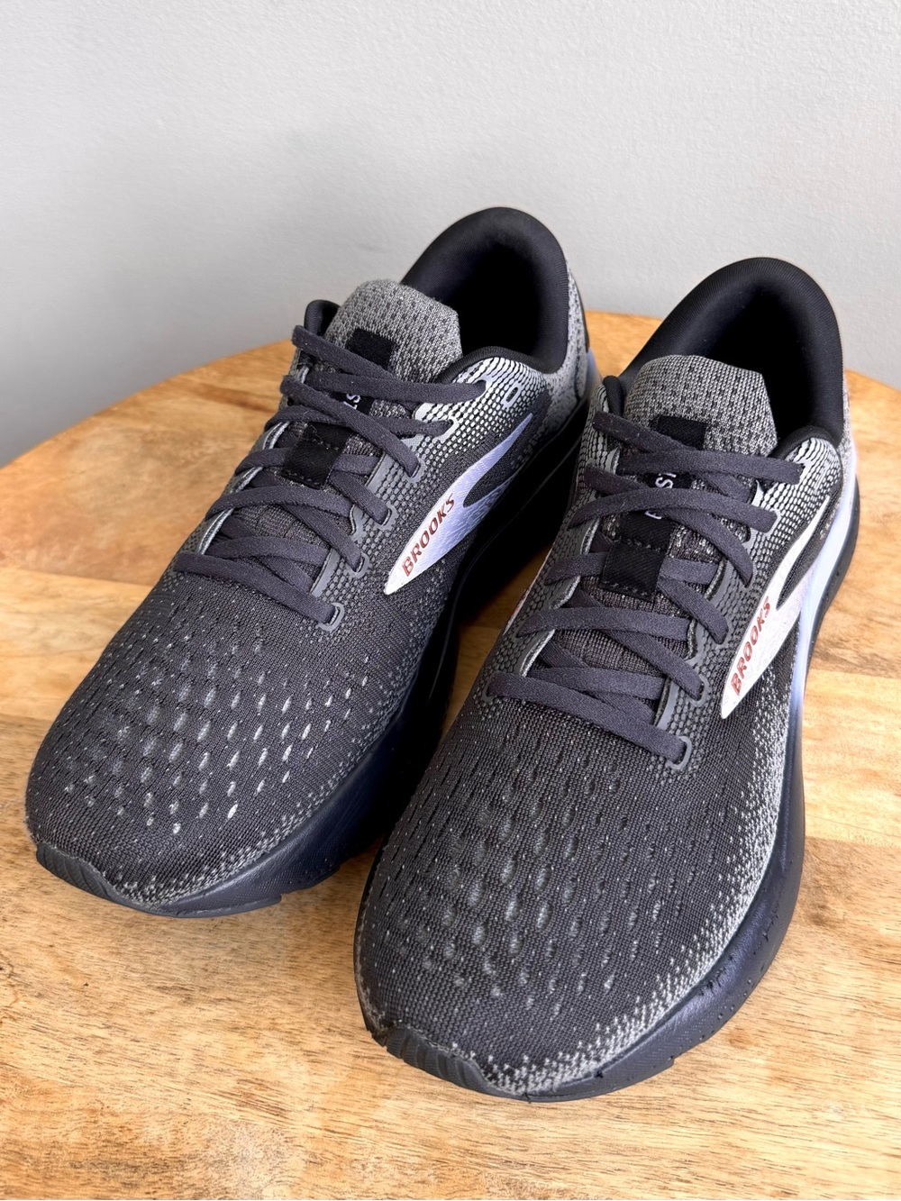 Brooks Ghost 16 Womens Running Shoes Black Grey Lavender 1204071B093 Size 9 - Picture 5 of 12